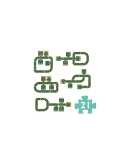 Enfant Djeco Puzzle routes Pop to play -