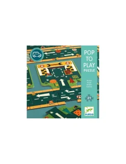 Enfant Djeco Puzzle routes Pop to play -