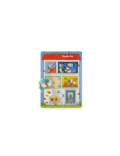 Moulin Roty Puzzle sonore en bois Puce & Pilou -