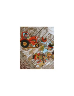 Djeco Puzzle Tracteur 16 pièces -