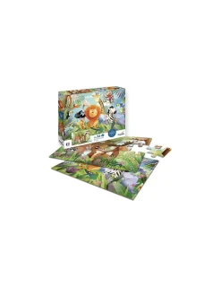 Enfant Sentosphere Puzzles Animaux sauvages 24 pièces - Sentosphère