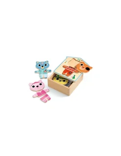 Djeco Puzzles dressup mix -