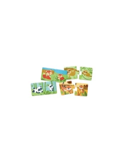 Hape Toys Puzzles Famille d’animaux - Hape