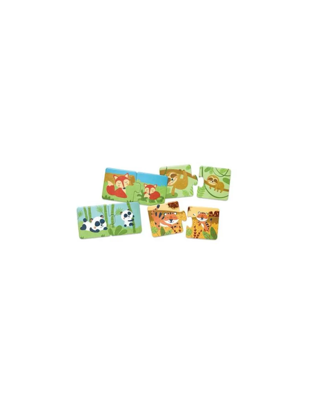 Hape Toys Puzzles Famille d’animaux - Hape