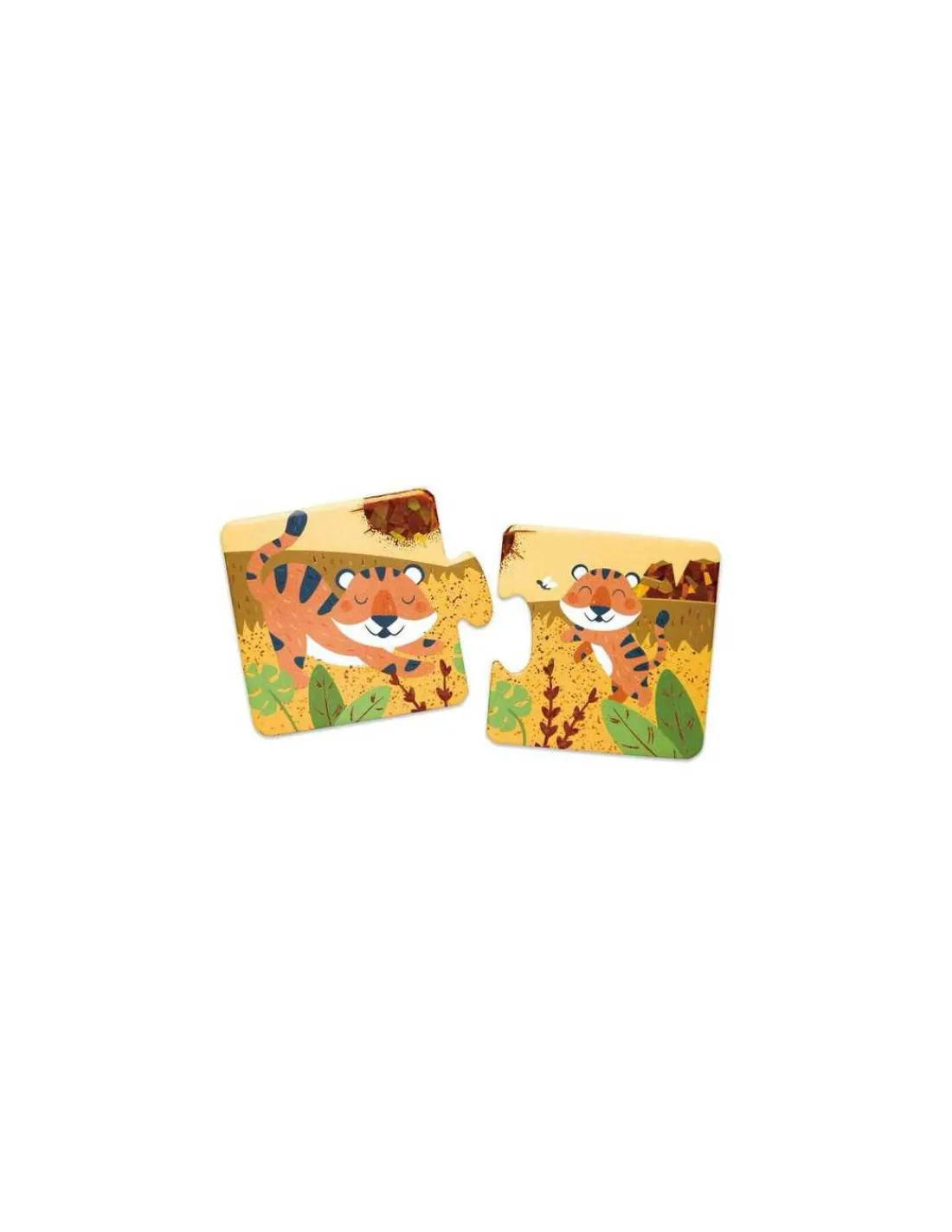 Hape Toys Puzzles Famille d’animaux - Hape