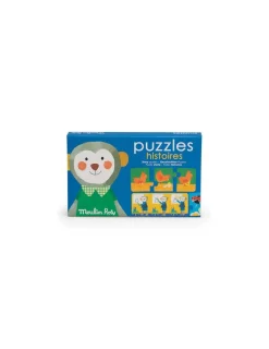 Moulin Roty Puzzles histoires Les Popipop -