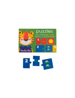 Moulin Roty Puzzles Les chiffres Les Popipop -