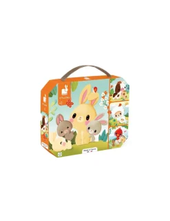 Janod Puzzles évolutifs Animaux de la ferme -