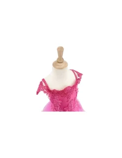 Labay Robe de princesse Rose 5-7 ans -