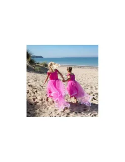 Labay Robe de princesse Rose 5-7 ans -