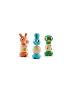 Djeco Rondanimo animaux à visser-