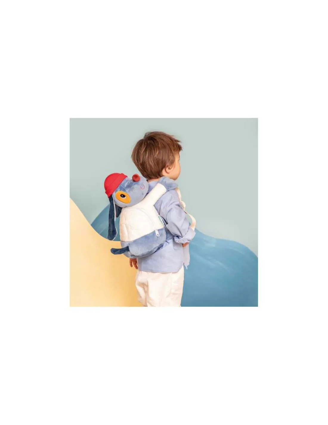 Enfant Lilliputiens Sac à dos doux Jules le chien -