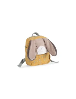 Moulin Roty Sac à dos lapin ocre Trois Petits Lapins -
