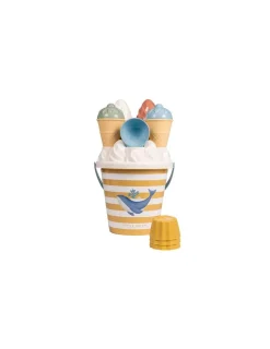Little Dutch Seau de plage bleu Glaces -
