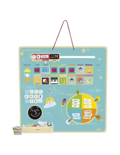 Vilac Semainier magnétique Aujourd'hui sur la terre -