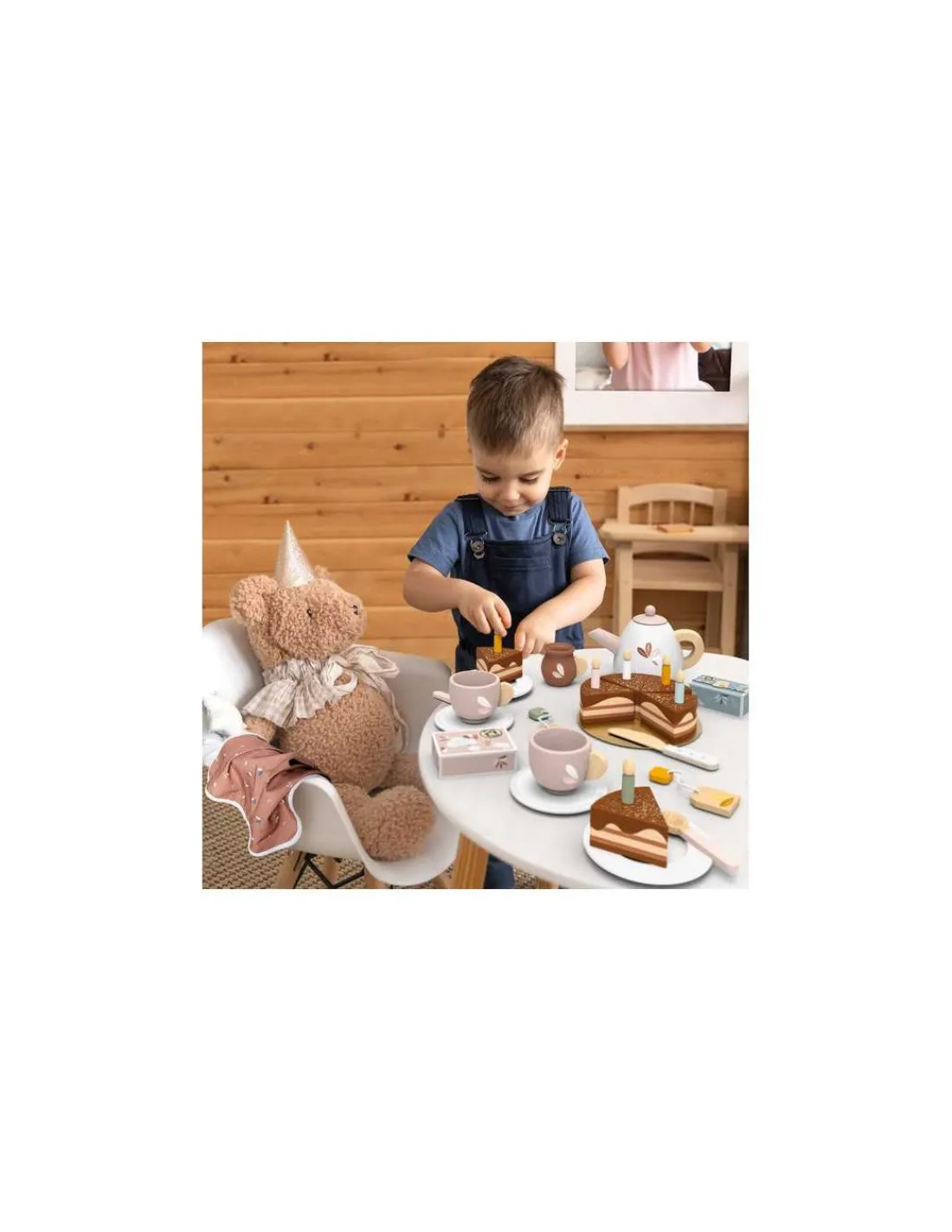 Speedy Monkey Service à thé d'anniversaire -