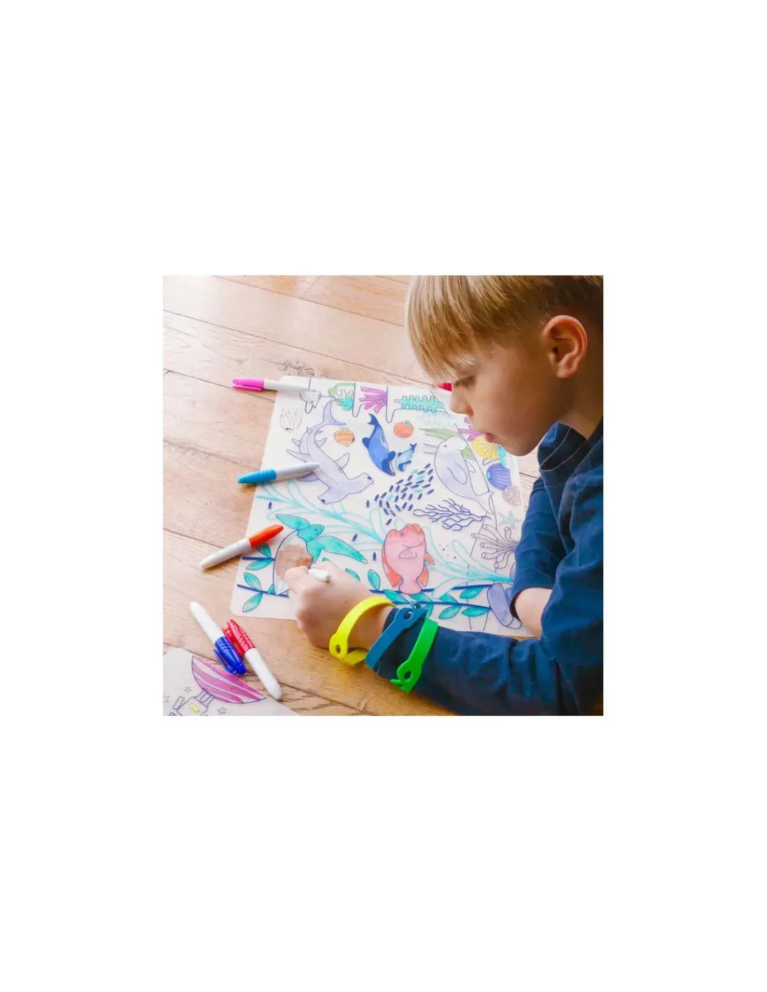 Super Petit Set à colorier silicone Barrière de corail -