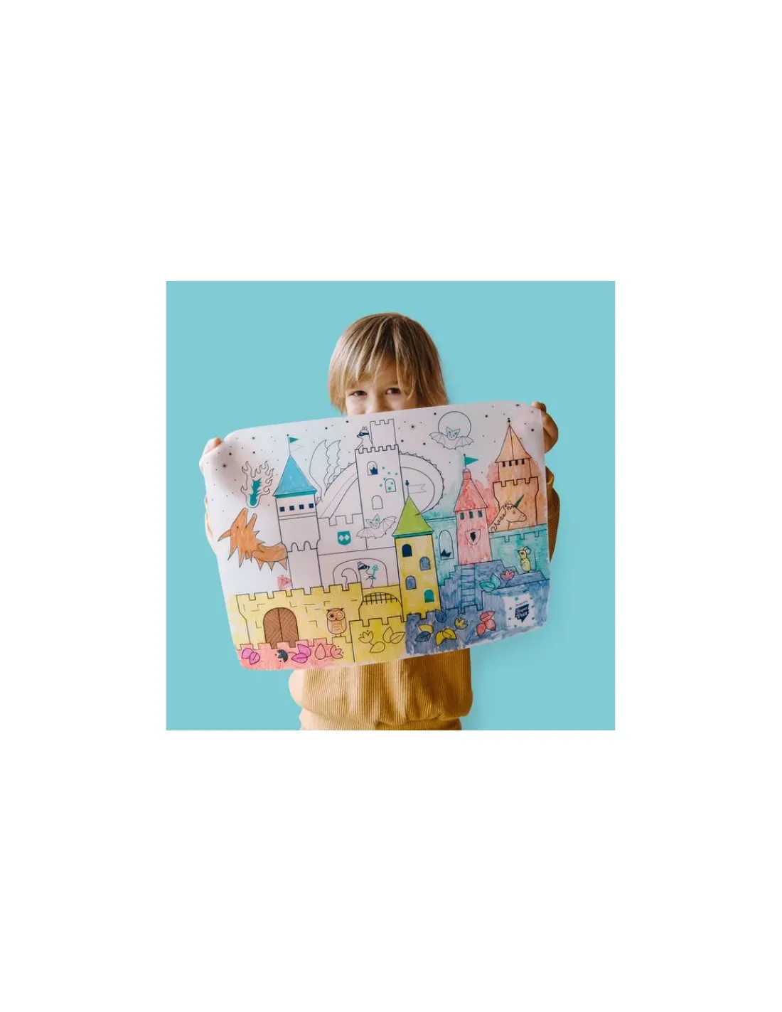 Super Petit Set à colorier silicone Château -