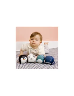 Little Big Friends Set de 4 balles doudous océan -