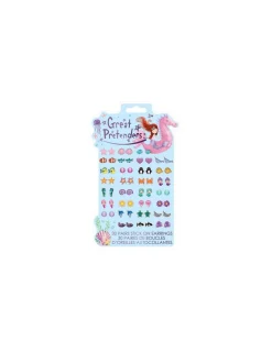 Great Pretenders Set de 30 paires de boucles d'oreilles autocollantes Sirène -