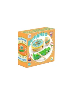Djeco Set de percusions Animambo : Tambourin, Maracas, Guiro -