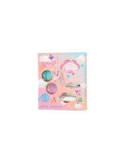 Enfant Souza Set de tatouages glitter Licorne -