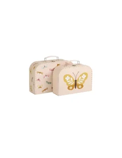 A little lovely company Set de valises papillons -