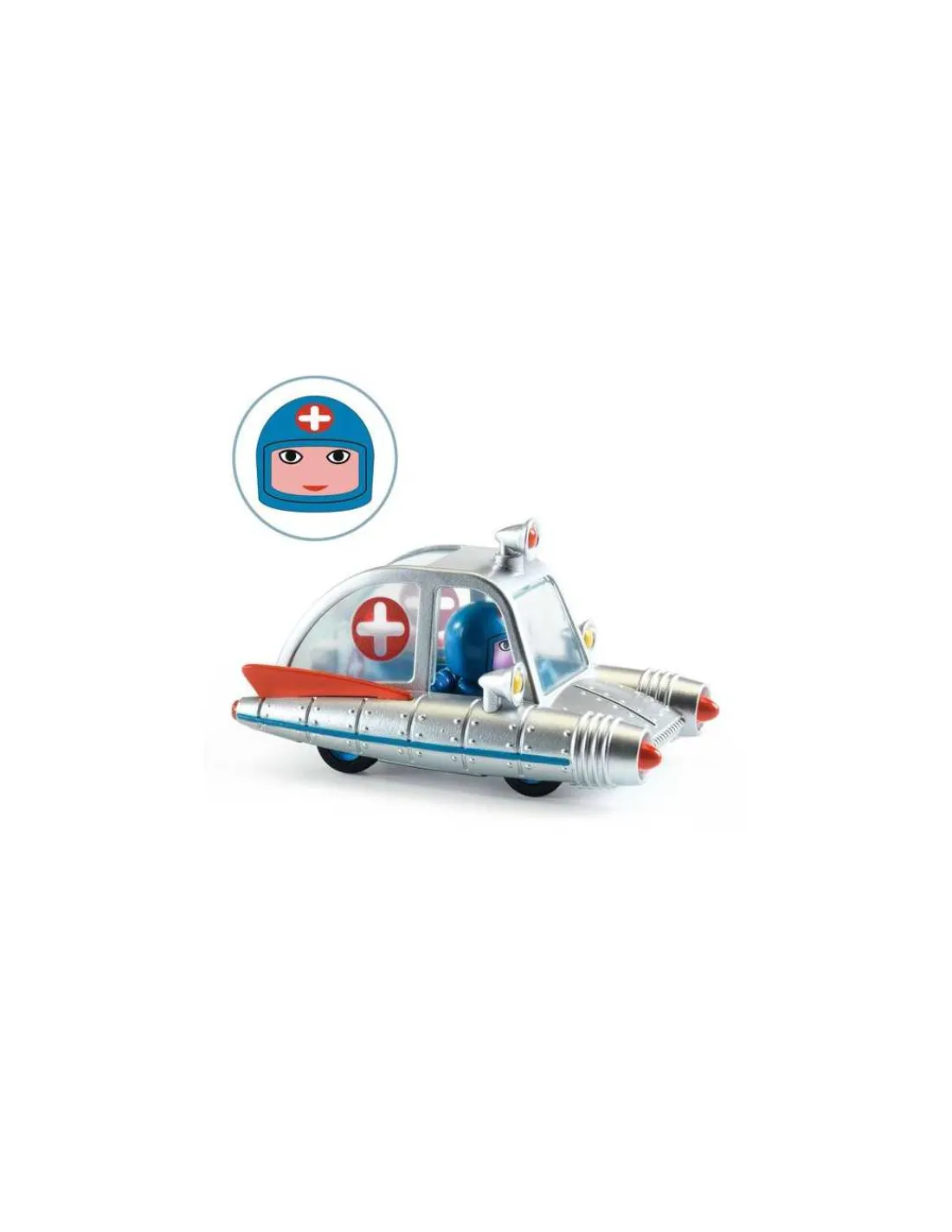 Djeco Space Ambulance Crazy Motors -