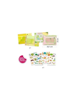 Djeco Stickers à relever À la ferme -
