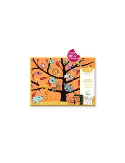 Djeco Stickers épais repositionnables Chat-perché -