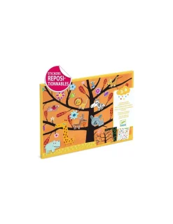 Djeco Stickers épais repositionnables Chat-perché -