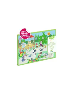 Djeco Stickers épais repositionnables Fanfare -