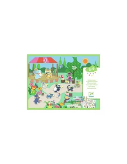 Djeco Stickers épais repositionnables Fanfare -