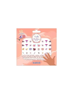 Enfant Djeco Stickers pour les ongles Plumes -
