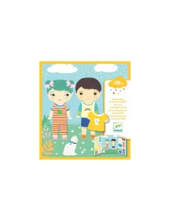Djeco Stickers repositionnables les habits -