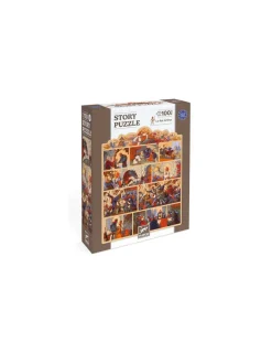 Djeco Story puzzle Le Roi Arthur 100 pièces -