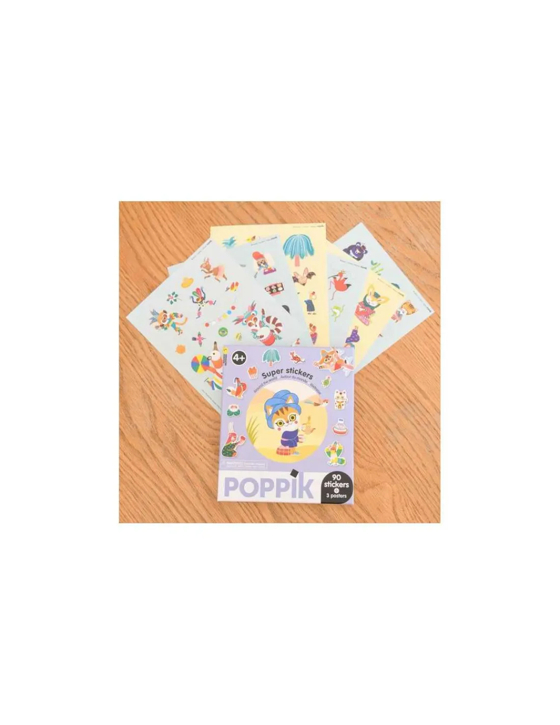 Poppik Super stickers Autour du monde -