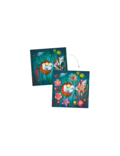 Djeco Tableaux en 3D Rock'n'Roses -