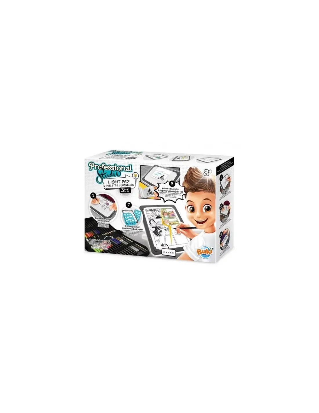 Enfant Buki France Tablette à dessin 3 en 1 - Buki