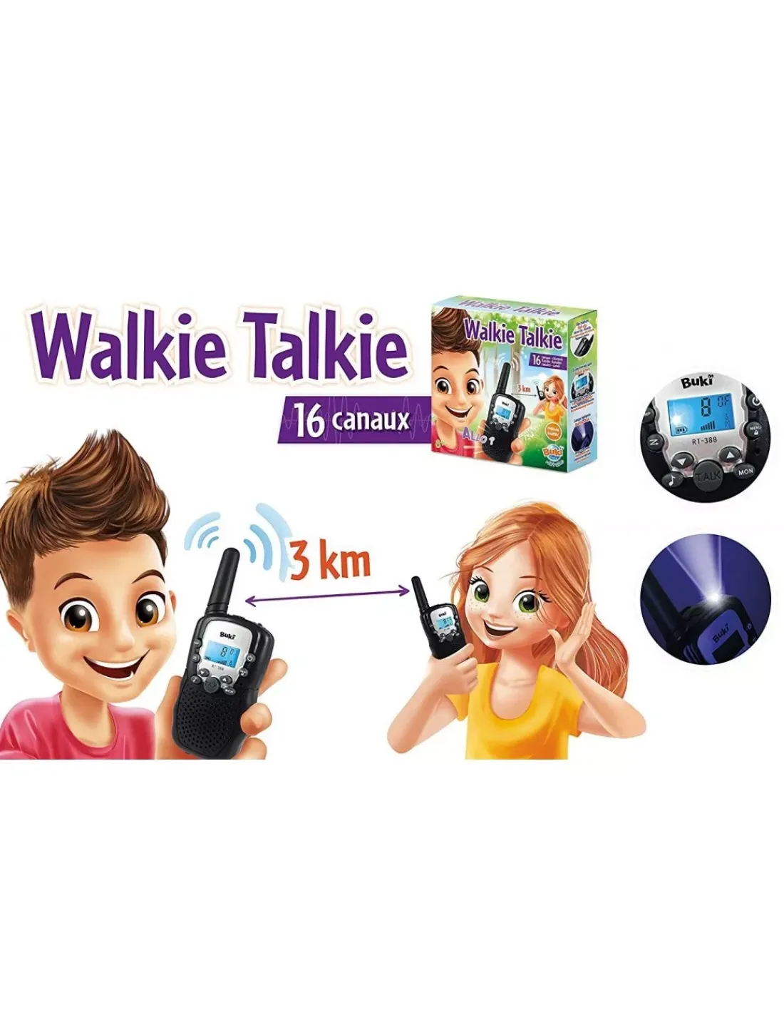 Enfant Buki France Talkie walkie - Buki