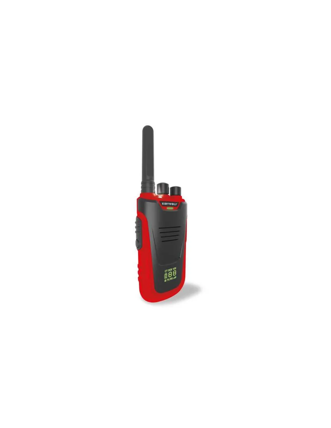 Enfant Kidywolf Talkie walkie avec batterie bleu et rouge -