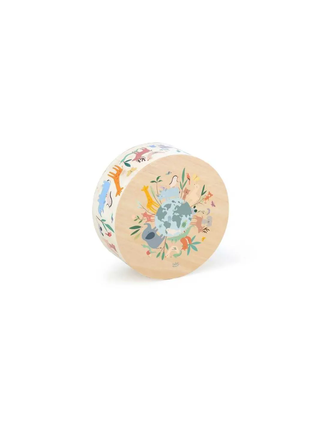 Vilac Tambour cajon les animaux du monde Sarah Betz -