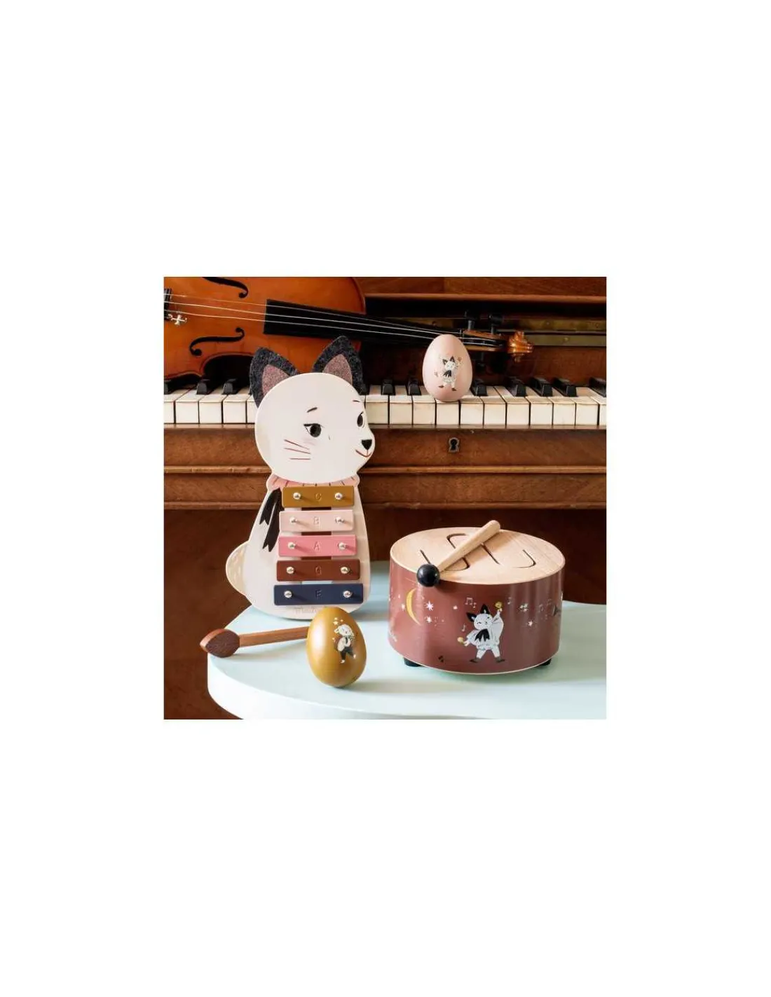 Moulin Roty Tambour en bois Après la pluie -