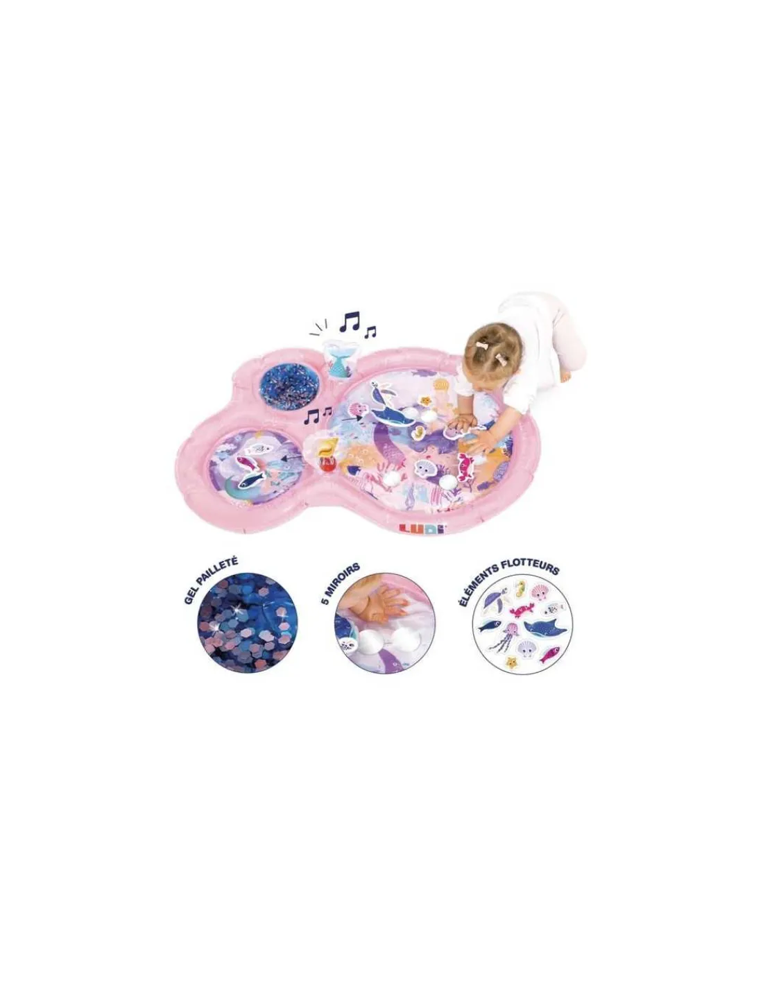 LUDI Tapis d'eau sirène -