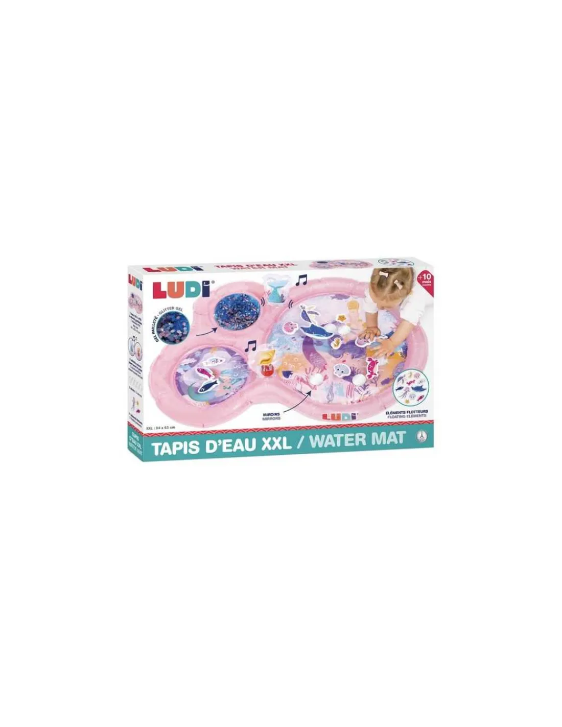 LUDI Tapis d'eau sirène -