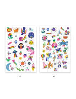 Enfant Djeco Tatouages Rainbow -