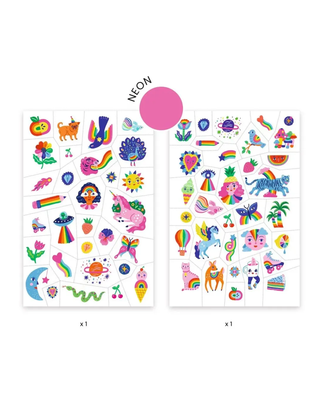 Enfant Djeco Tatouages Rainbow -