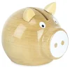 Vilac Tirelire cochon bois naturel -