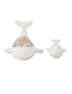 Cloud b Tranquil whale white family Peluche musicale à projections -