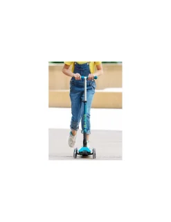 Micro Mobility Trottinette Maxi Micro Deluxe Pliable LED Vert -